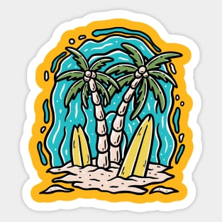 Lost in Paradise Sticker